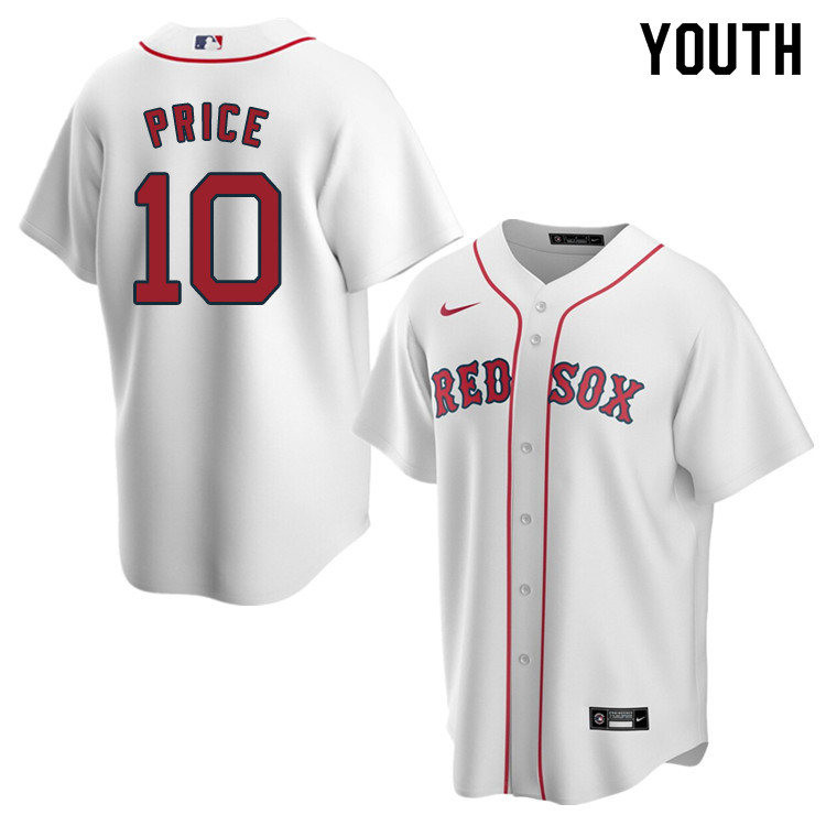 Nike Youth #10 David Price Boston Red Sox Baseball Jerseys Sale-White